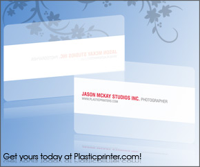 Frosted Plastic Card Printing Sample 5 