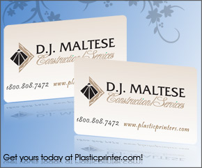 Plastic Business Card Sample 13 