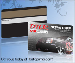 Plastic Discount Card Printing Sample 18 