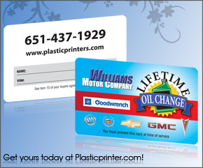 Plastic Discount Card Printing Sample 20 