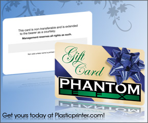 Plastic Gift Card Printer Sample 11 