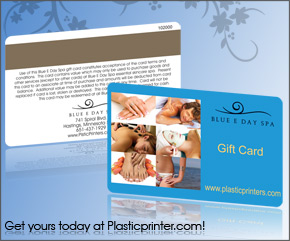 Plastic Gift Card Printer Sample 18 