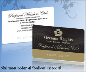 Plastic Membership Card Printing Sample 17 