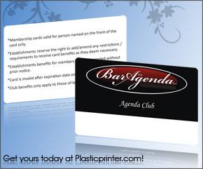 Plastic Membership Card Printing Sample 6 