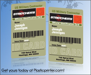 Plastic ID Badge Printer Sample 6 