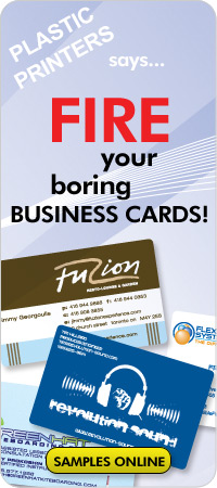 Plastic Business Card Printing. The Future of Self Promotion