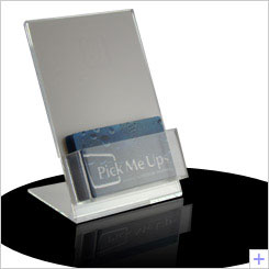 Small 4 x 6 Single Pocket Acrylic Display Stand