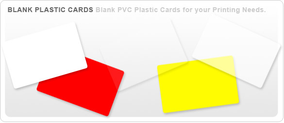 Blank PVC Plastic Card Stock for Card Printers