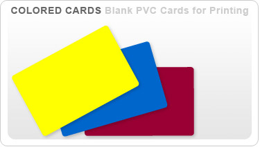 Colored Blank Plastic Card Stock