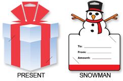 pre printed die cut stylish gift card backers