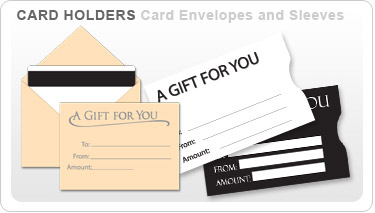 Pre Printed Gift Card Sleeve