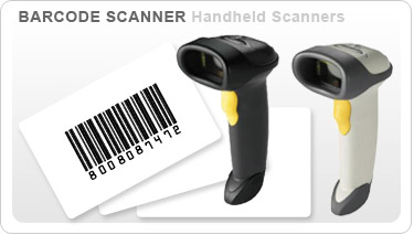 Handheld Plastic Card Barcode Scanner