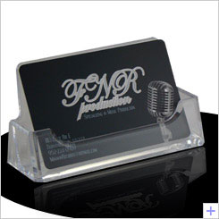 Business Card Single Pocket Acrylic Display Stand