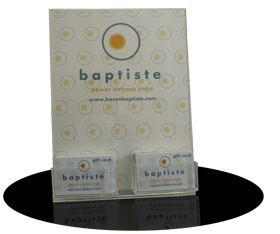 Two Gift Card Display 